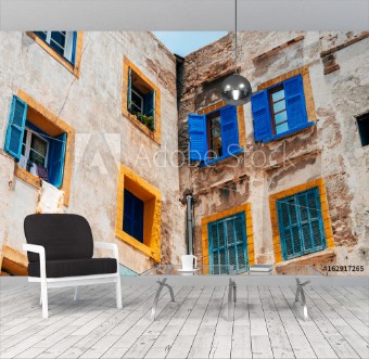 Picture of Old colorful facade at morocco